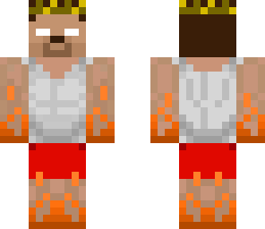burning herobrine