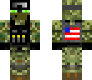 us enderman military             green eye