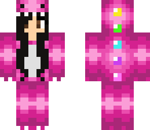 cute pink dino girl