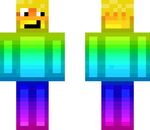 blonde rainbow