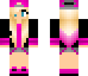 pink tomboy girl