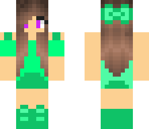 cute aqua girl