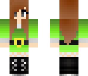 green christmas girl