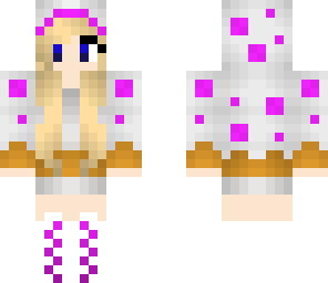purple cake girl