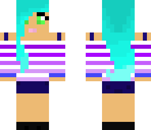 blue girl