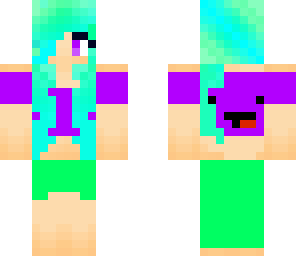 derp purple shirt girl