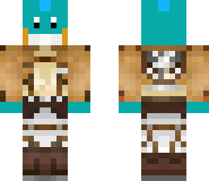 my mudkip attack on titan skin