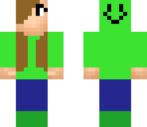 smiley creeper girl hoodie