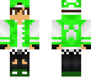 brunette green boy