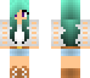blue hair tumblr girl