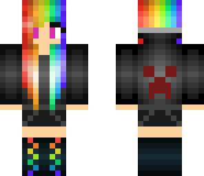 rainbow creeper girl