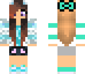 cute brownhaired girl for all minecraft players