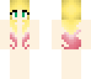 blonde n' pink hair girl skin base