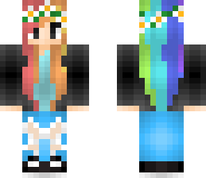 rainbow hair tomboy