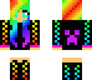 rainbow girl