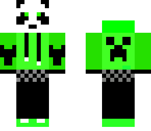 green panda