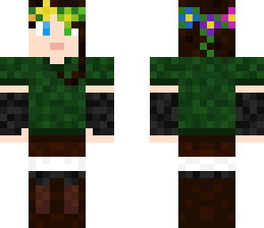 elf with flower crown
