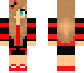 black and red girl