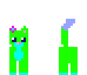 green kitty