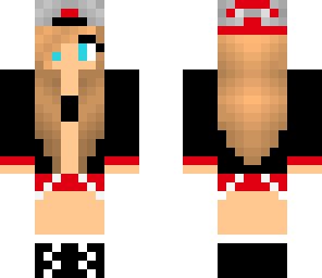 red tomboy girl