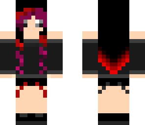 pink red goth