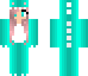 blue dino girl