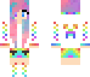pastel rainbow dj