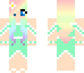 mint dress girl
