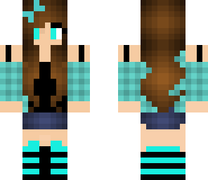 clear blue girl