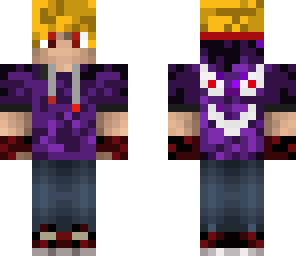 gengar kid with gengar face on back