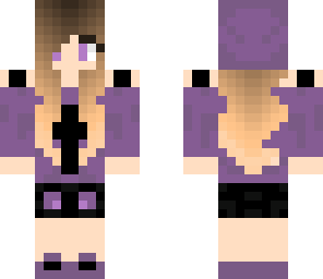 cross purple beanie