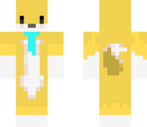 fennec fox with blue tie