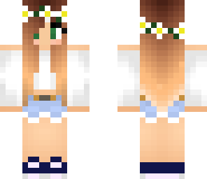 brunette spring girl - edited