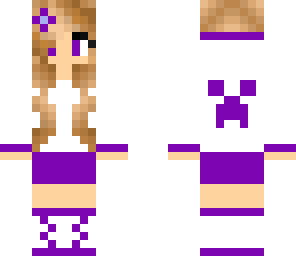 purple teen girl skin