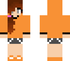 orange hoodie