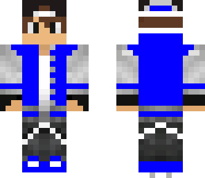 blue jacket boy