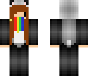 rainbow barfing panda