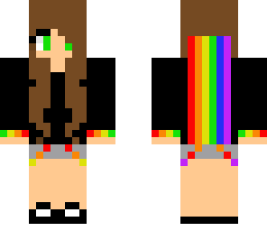 dark rainbow girl