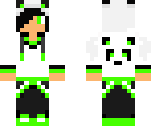 green panda boy