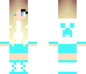 blue creeper girl