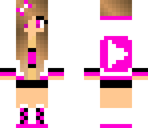 magenta youtube girl