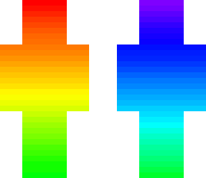rainbow warped man
