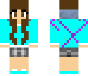 edited blue girl