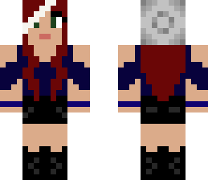 gamer girl sapphire blue