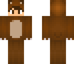boy in bear costume