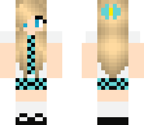 blu school girl