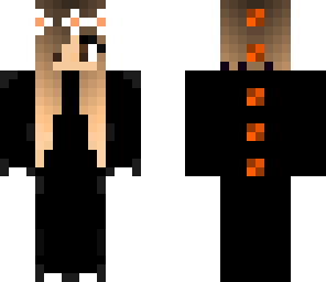 dino girl orange
