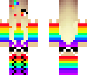 rainbow girl