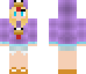 purple chicken girl