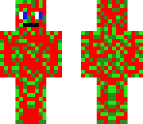 green bloody man